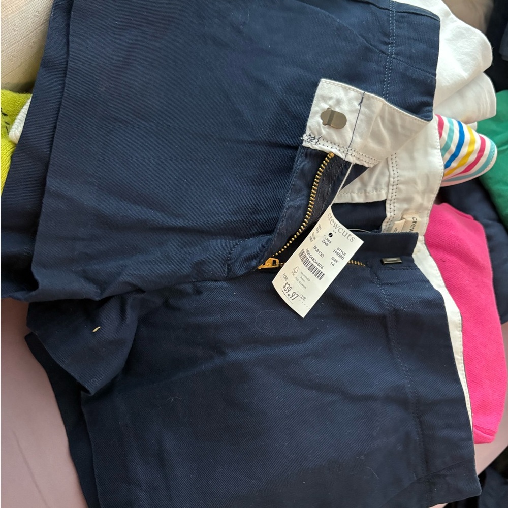 Crewcuts Navy and White Shorts